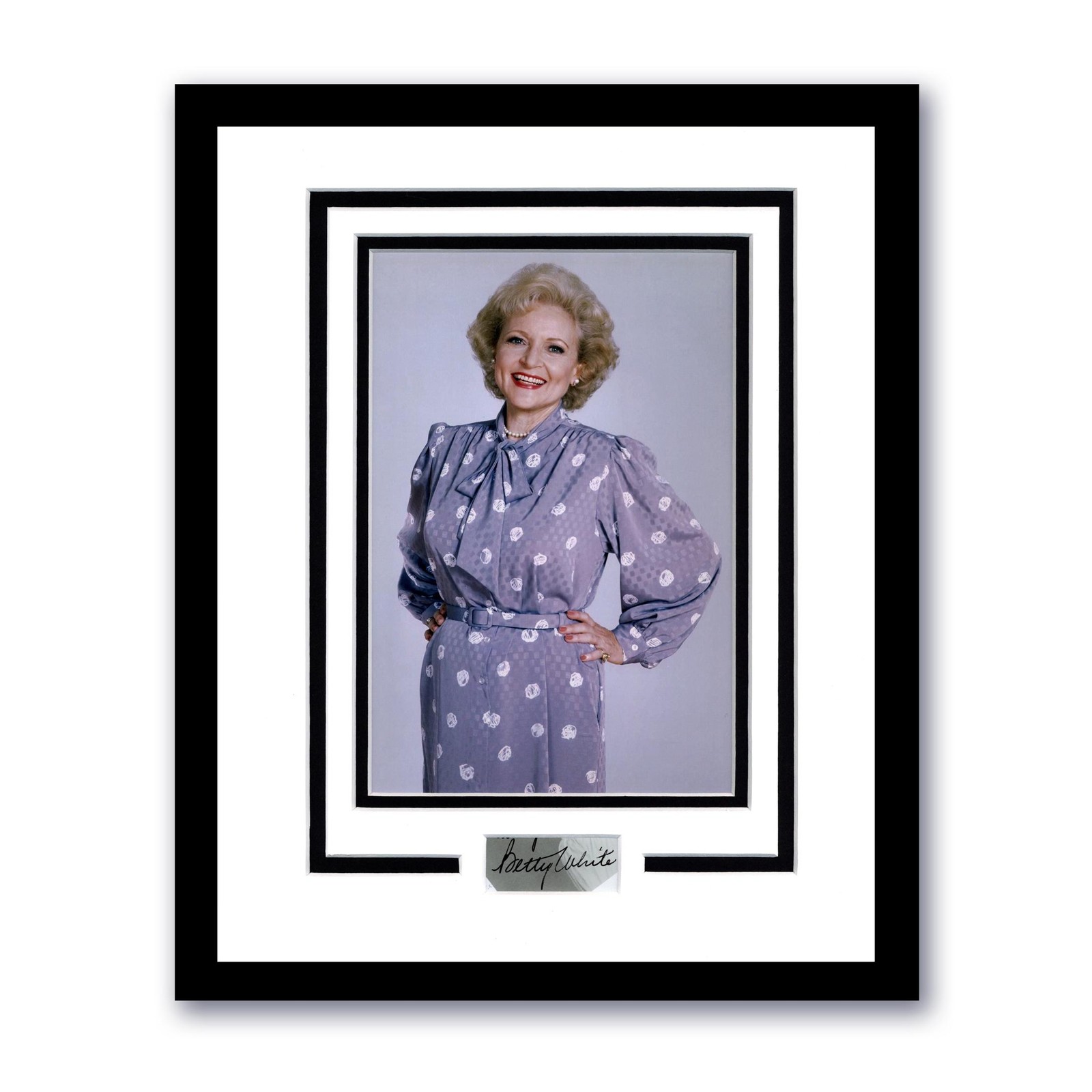 Betty White “The Golden Girls” AUTOGRAPH Signed ‘Rose’ Framed 11×14 Display ACOA
