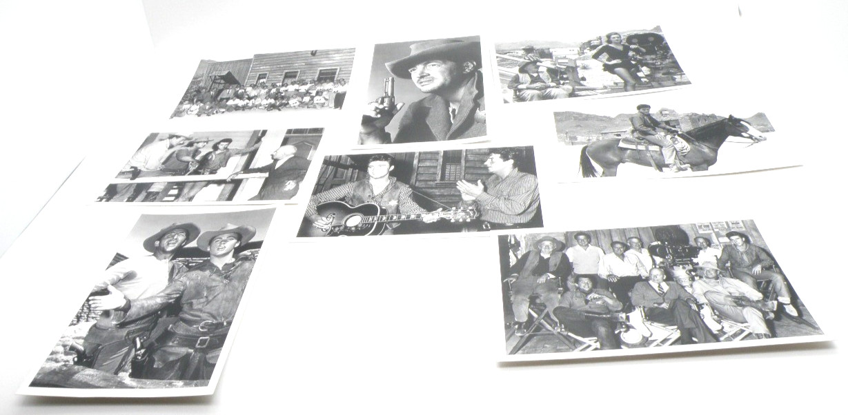 RIO BRAVO Promo Photo Set 8 John Wayne Dean Martin Nelson Warner Bros Ent 5″x7″
