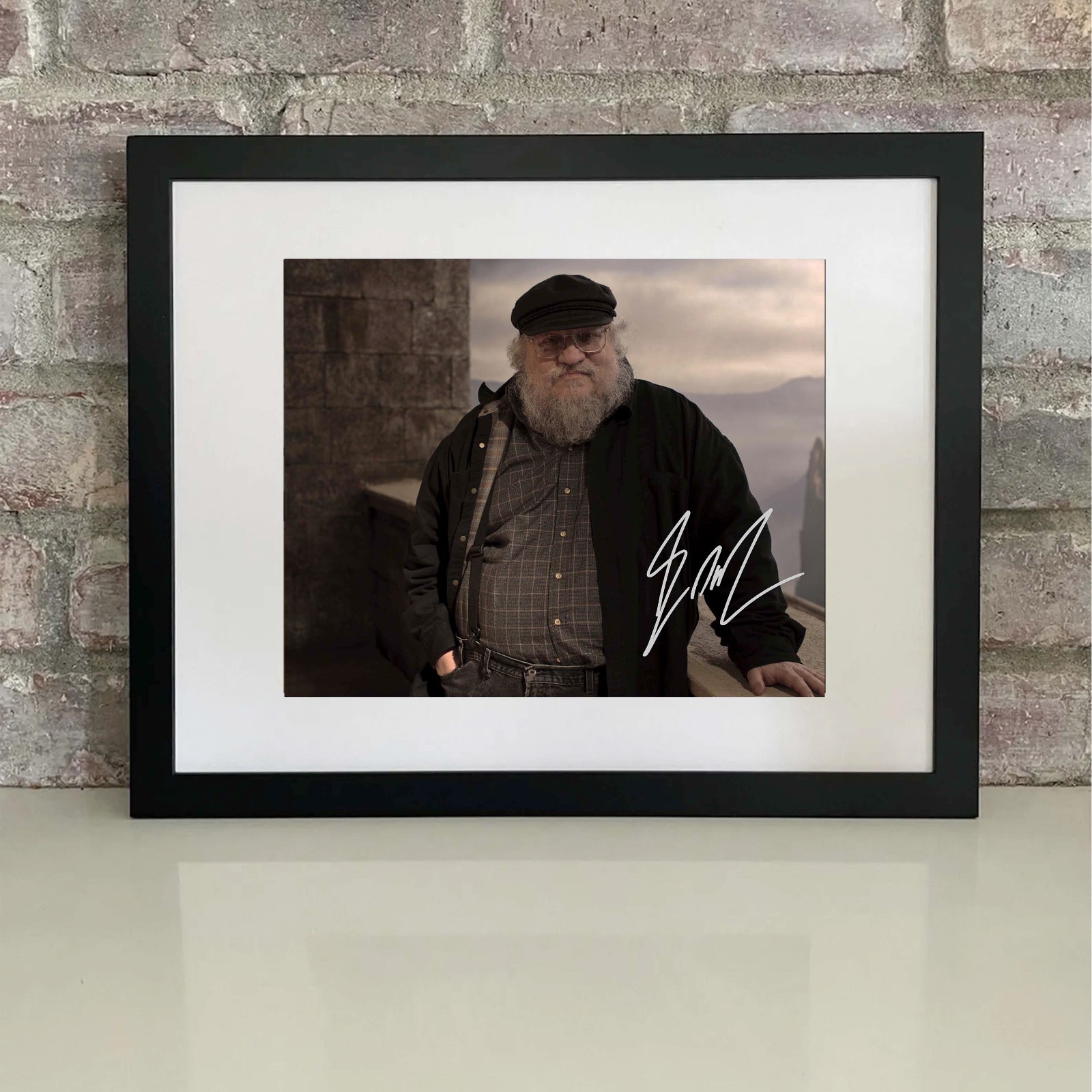 George R. R. Martin Signed Autographed REPRINT Photo – Game of Thrones