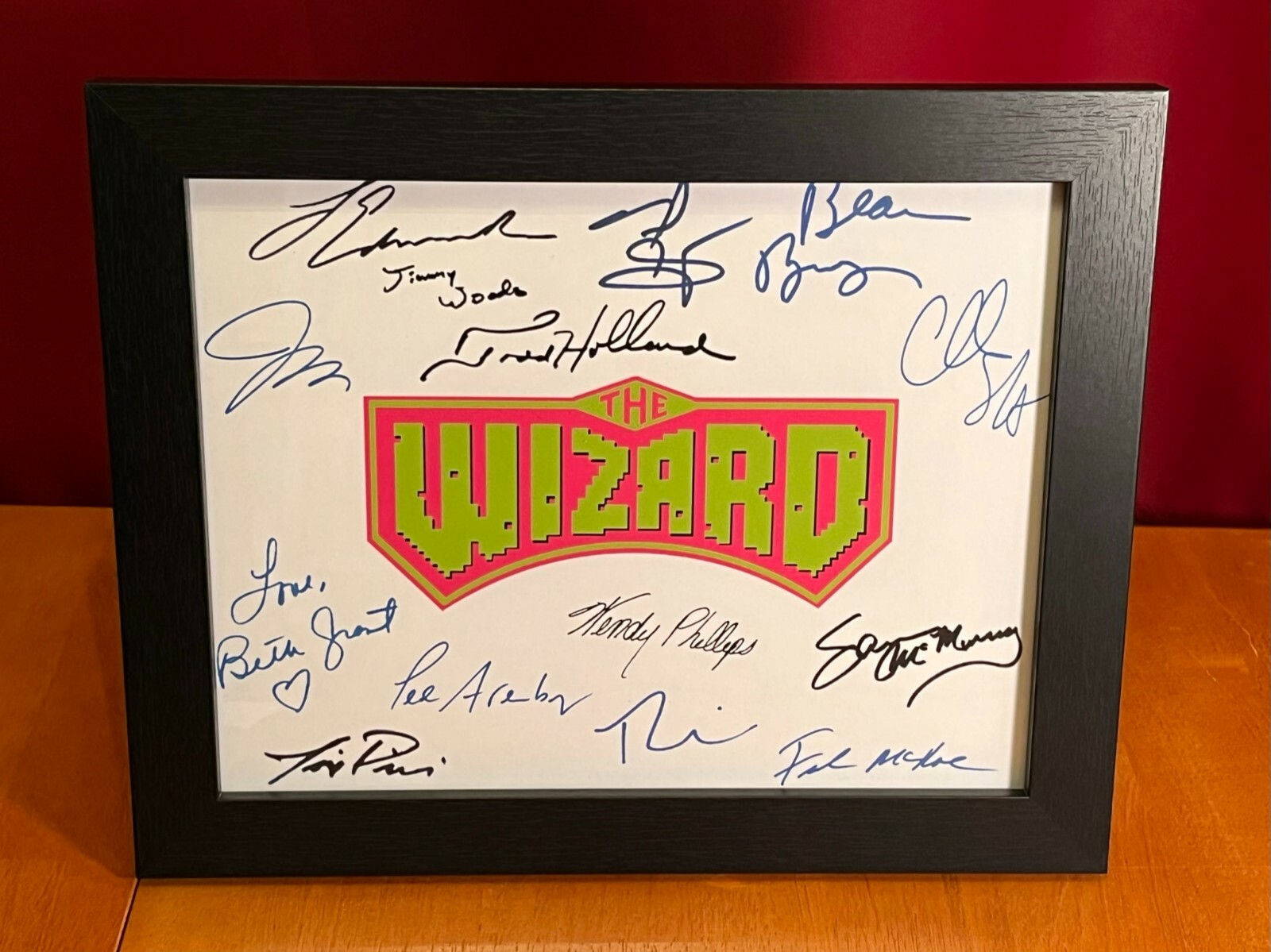 The Wizard 1989 Title Card Cast-Signed- 8.5×11- Autograph Reprints