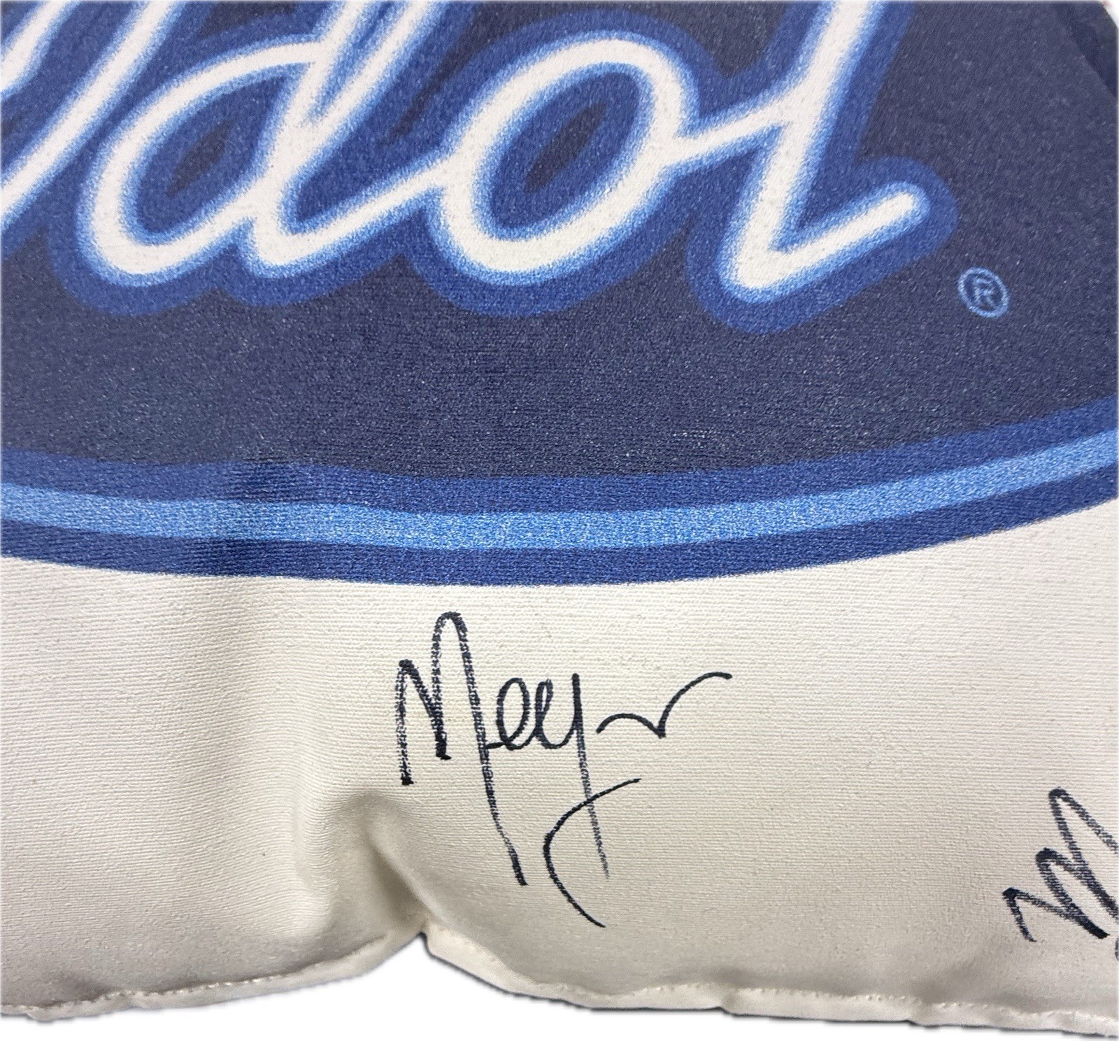 Season 8 American Idol Signed Bundle- Pillow, Shirt And Photo