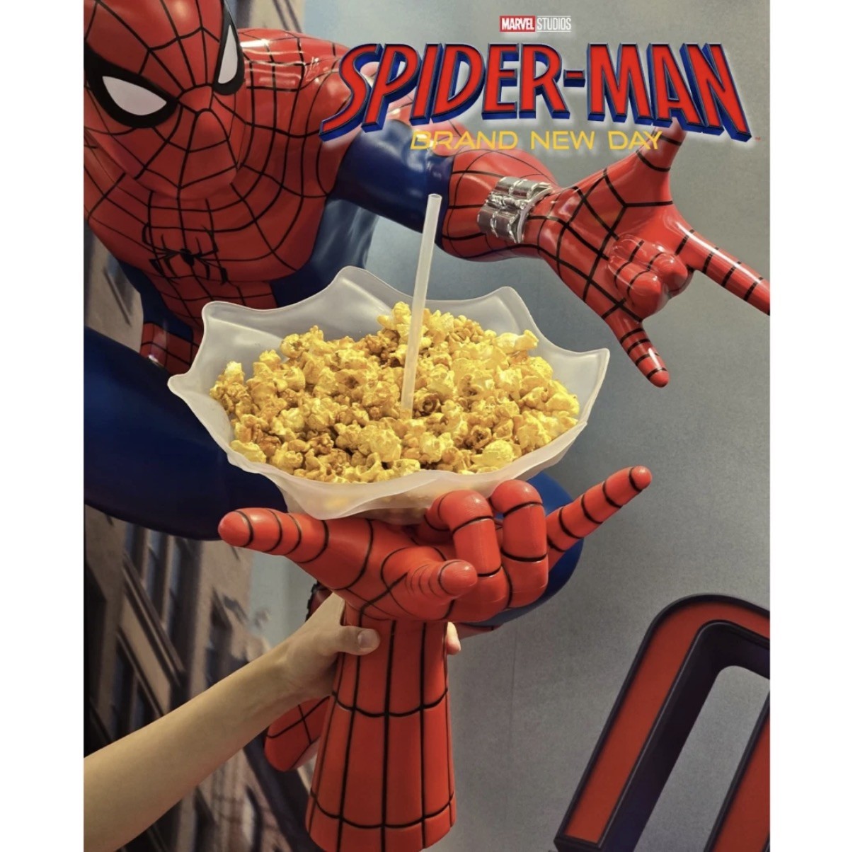Spiderman Brand New Day Cinemark Exclusive Web Shooter Popcorn & Drink Container
