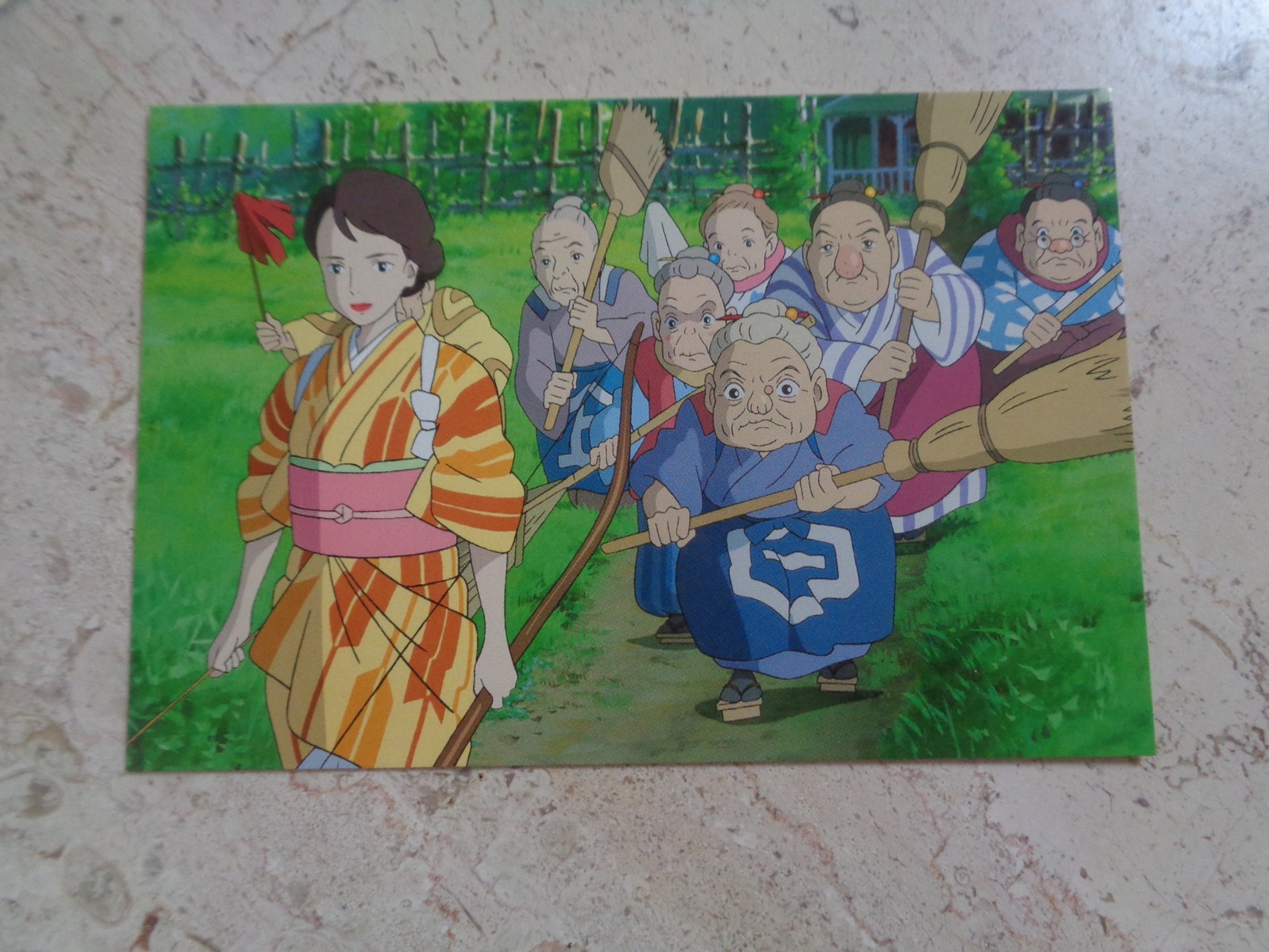 STUDIO GHIBLI postcard set art original artworks THE BOY AND THE HERON