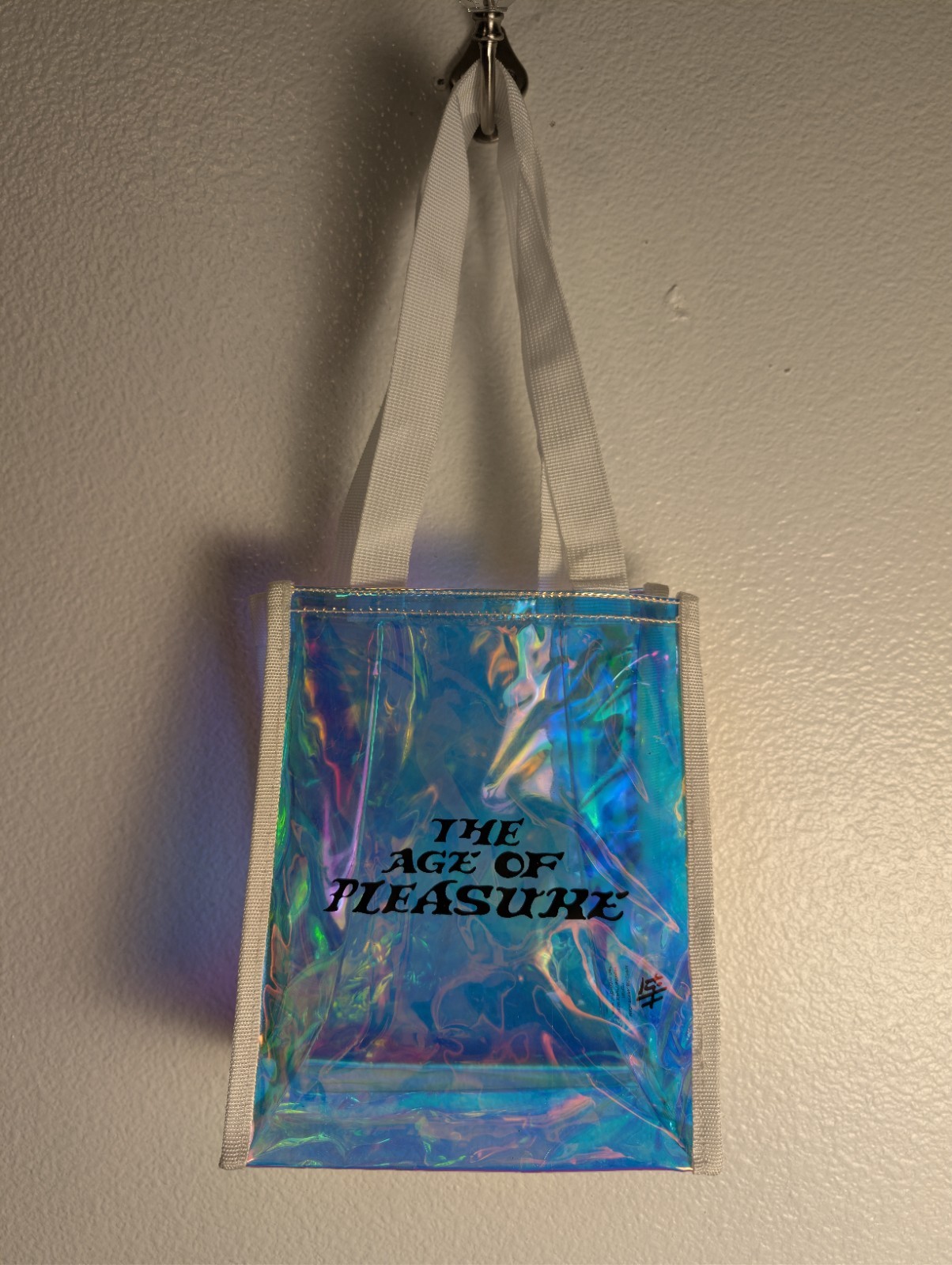 Janelle Monae “Age Of Pleasure” 7.5×9″ Promotional Iridescent Vinyl/Plastic Tote