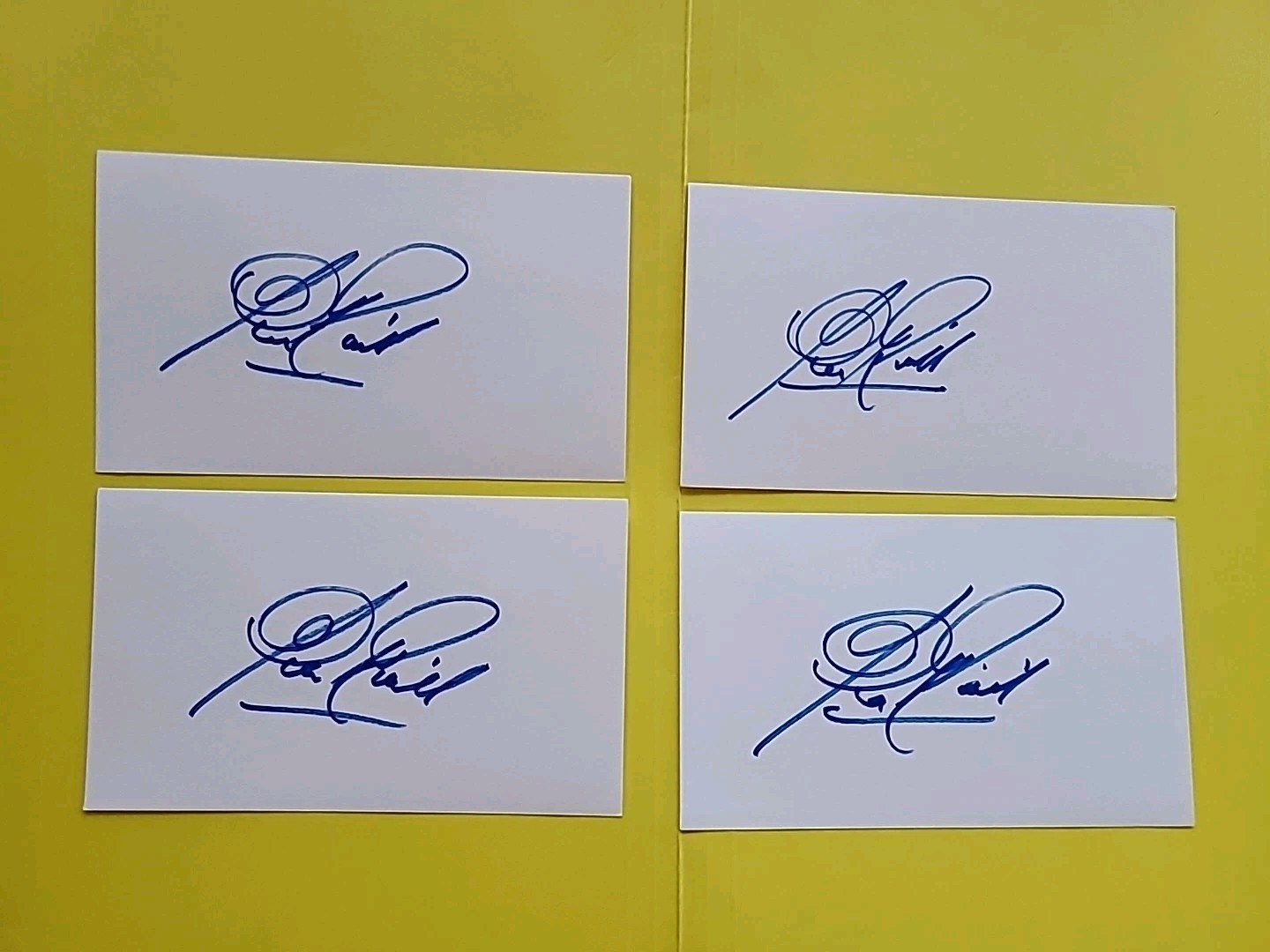 Clive Revill Star Wars actor! Signed ,Autographed 3×5 card No Inscription!