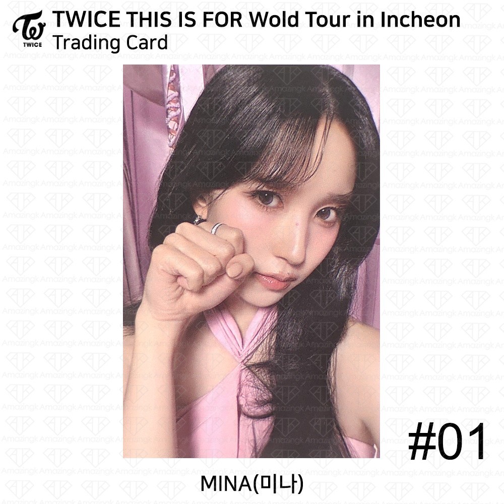 TWICE THIS IS FOR World Tour In INCHEON Trading Card KPOP K-POP MOMO SANA MINA