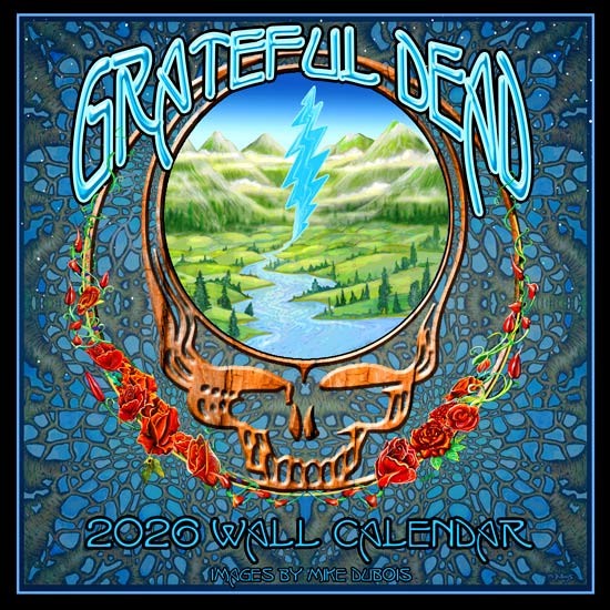 Grateful Dead 2026 Wall Calendar. Art by Mike DuBois. New!