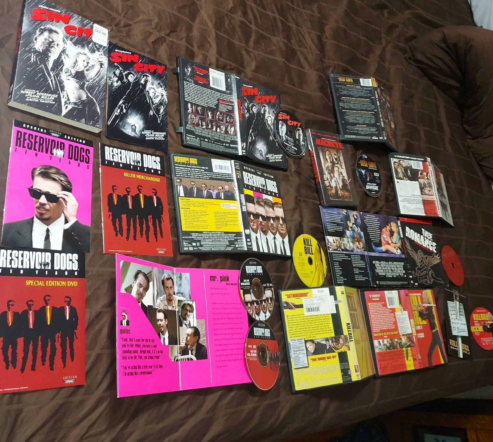 QUENTIN TARANTINO ROBERT RODRIGUEZ Lifetime Collection LOT Movies Posters L@@K !