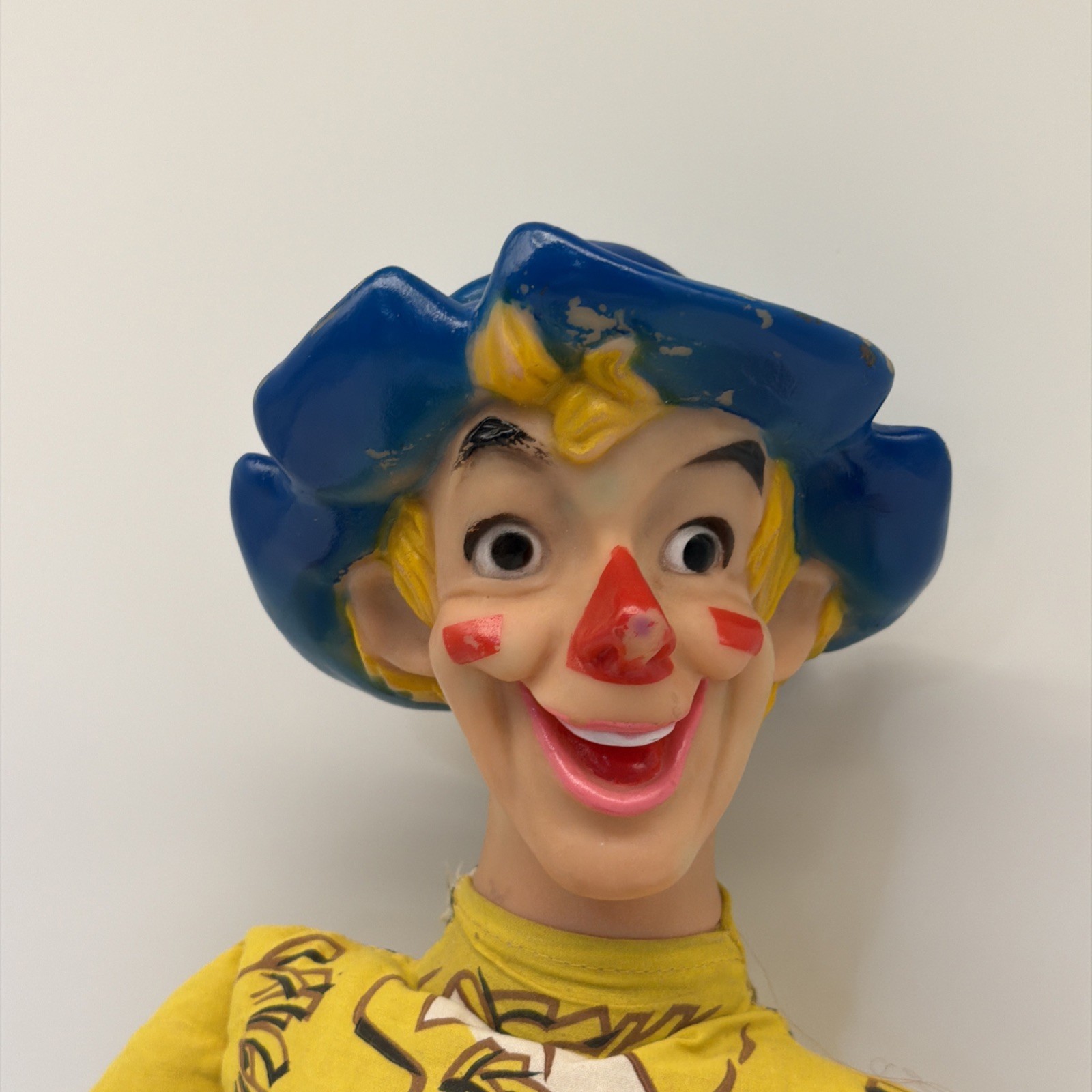 23” Vintage Wizard Of OZ Scarecrow R.P. Co RALSTON Rubber Head Cloth Doll Toy!