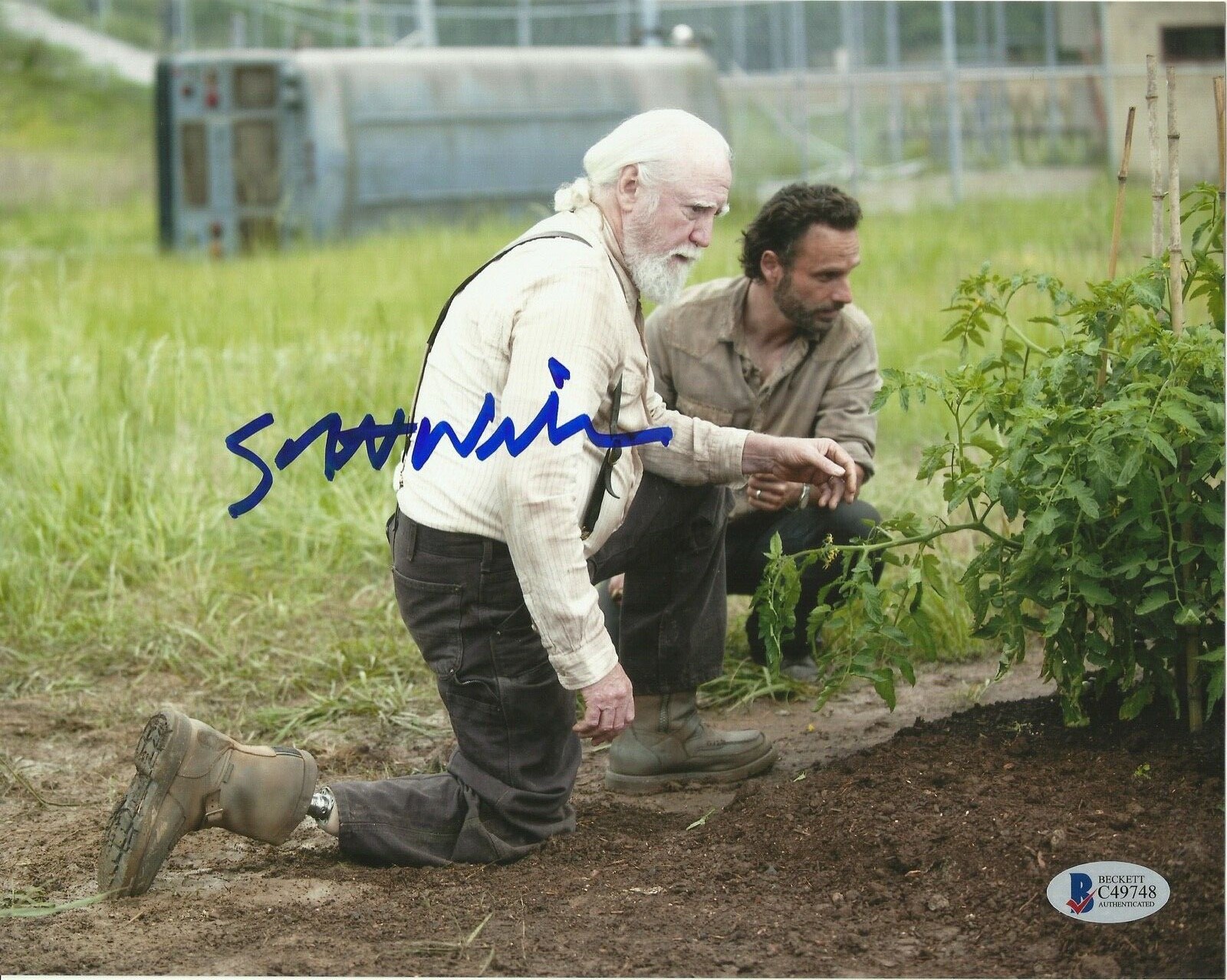 Scott Wilson (Hershel) The Walking Dead Signed Auto BAS Authenticated 8×10 Photo