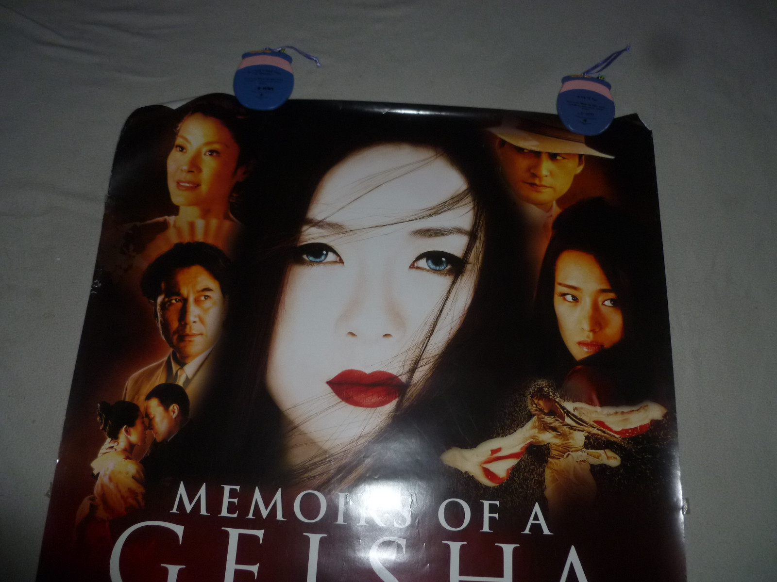 MEMOIRS OF A GEISHA DVD MOVIE POSTER DREAMWORKS PSP 2006 ONE SIDED 39 3/4 X 27