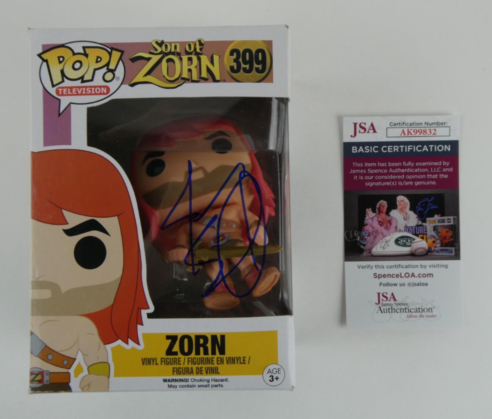 Jason Sudeikis Signed Zorn Funko Pop Autographed Son of Zorn 399 NIB JSA COA