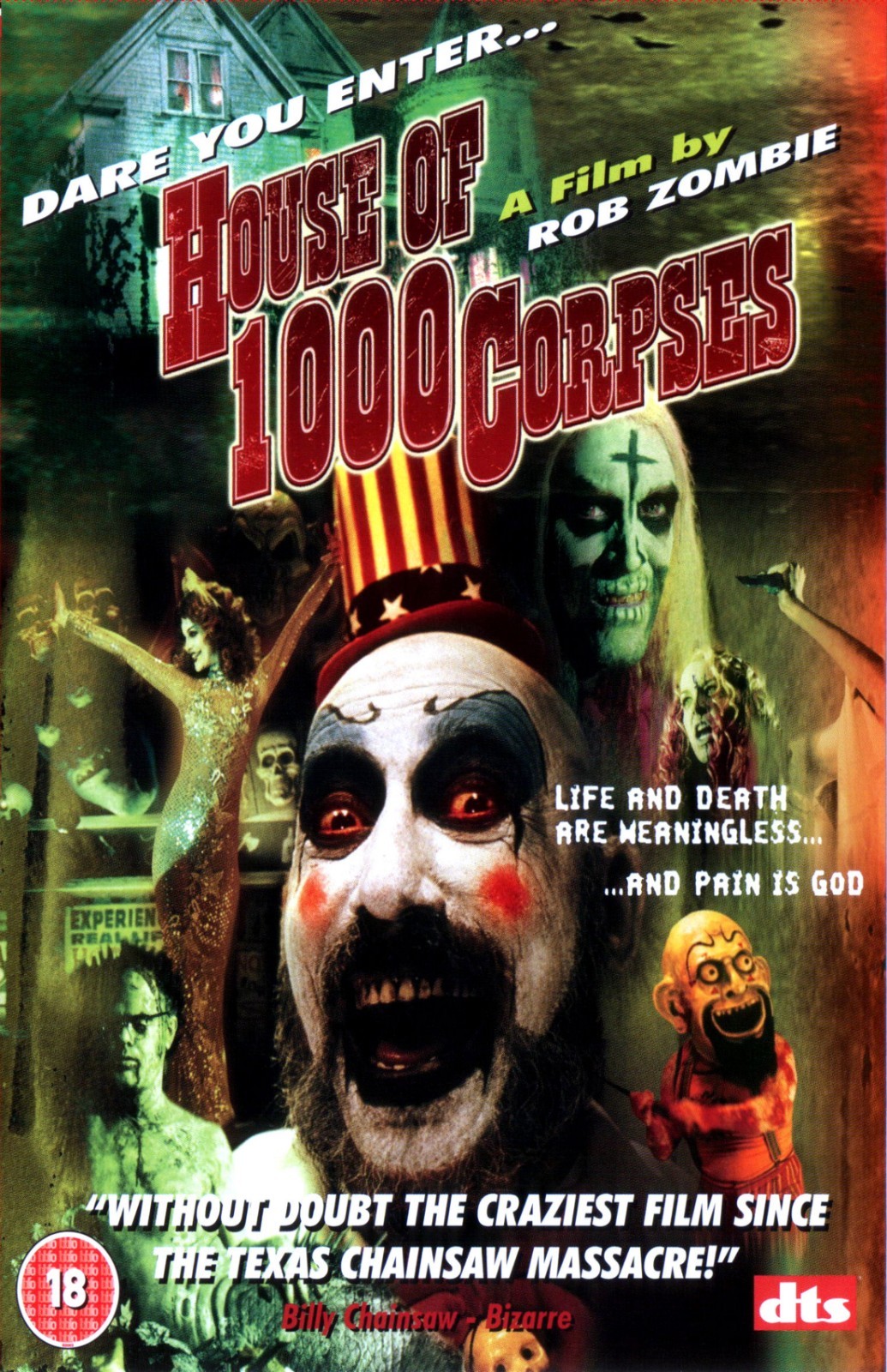 House Of 1000 Corpses movie poster: 11 x 17 inches – Rob Zombie poster (style c)
