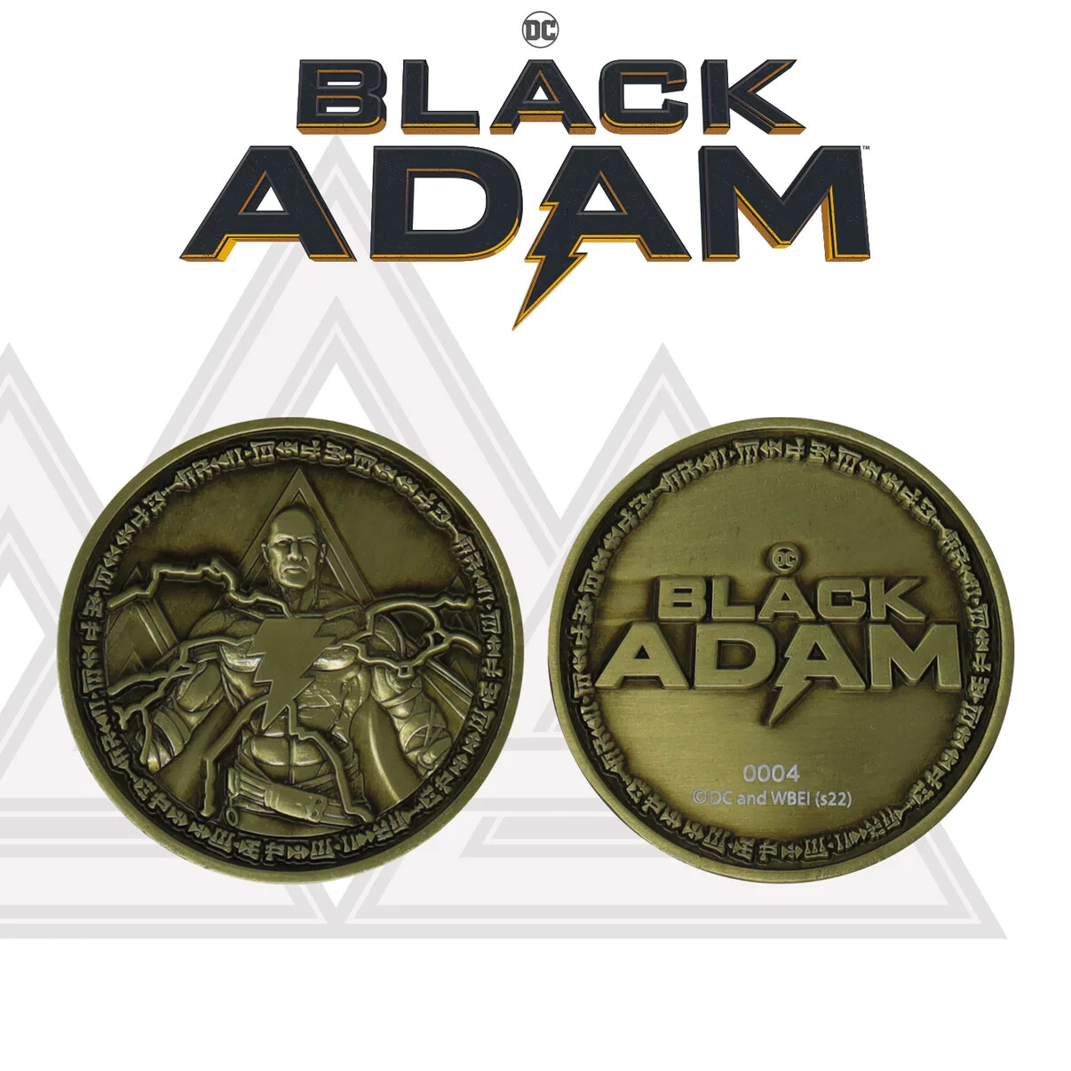 DC Black Adam Limited Edition Collectible Coin ONLY 9,995 MADE
