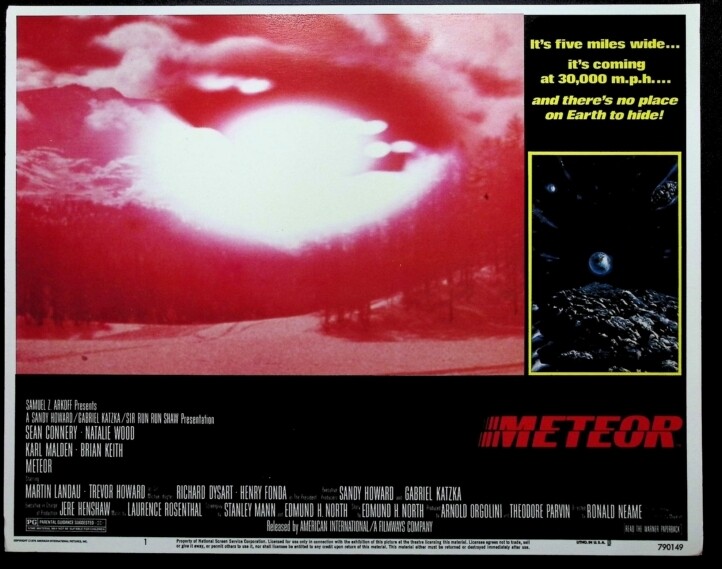 Original Meteor 1994 Movie Lobby card Set of 8