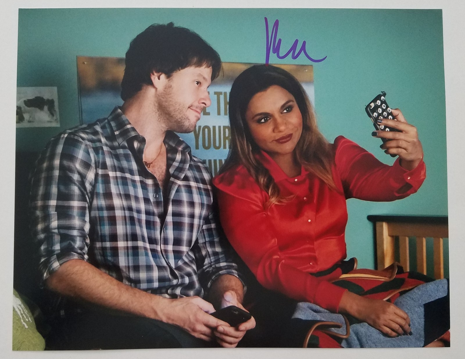 Ike Barinholtz Signed Mindy Project 8×10 Photo Actor Suicide Squad Blockers RAD