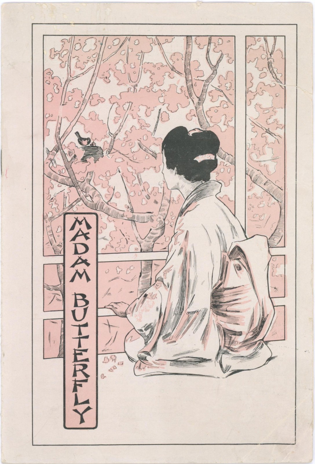 1907 Spokane Theatre WA Madam Butterfly Henry Savage Grand Opera Puccini Program