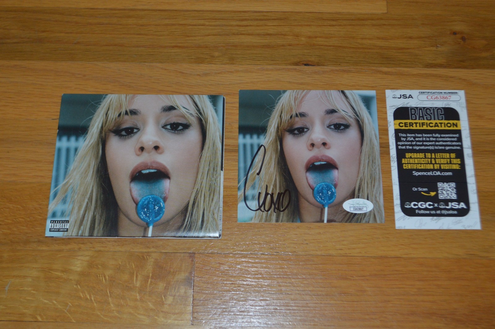 Camila Cabello Autographed “C,XOXO” CD Insert with JSA COA