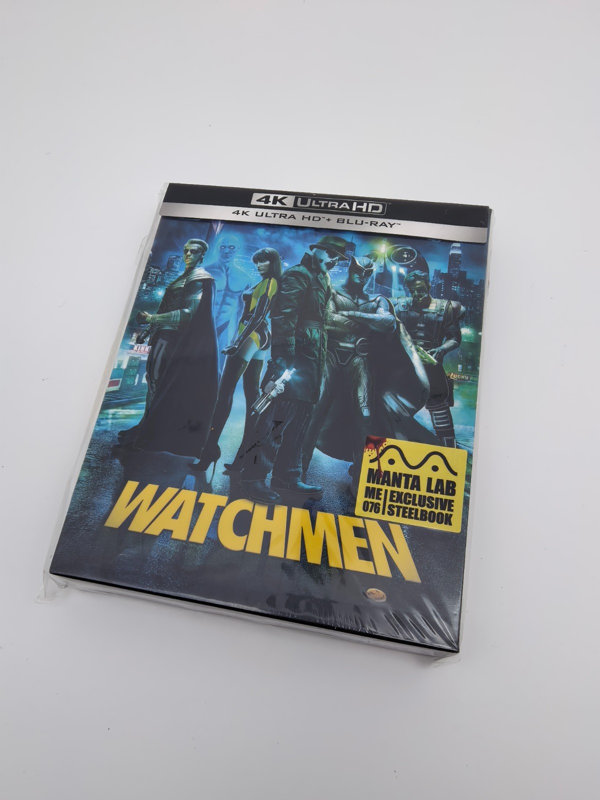 MANTA LAB WATCHMEN 4K UHD BLU-RAY STEELBOOK FULL SLIP ULTIMATE CUT，NEW/SEALED
