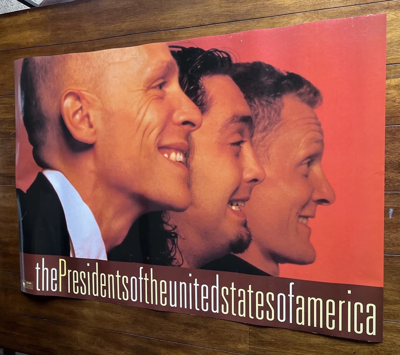 THE PRESIDENTS OF THE UNITED STATES OF AMERICA ‘95DEBUT ALBUM 24×35 PROMO POSTER