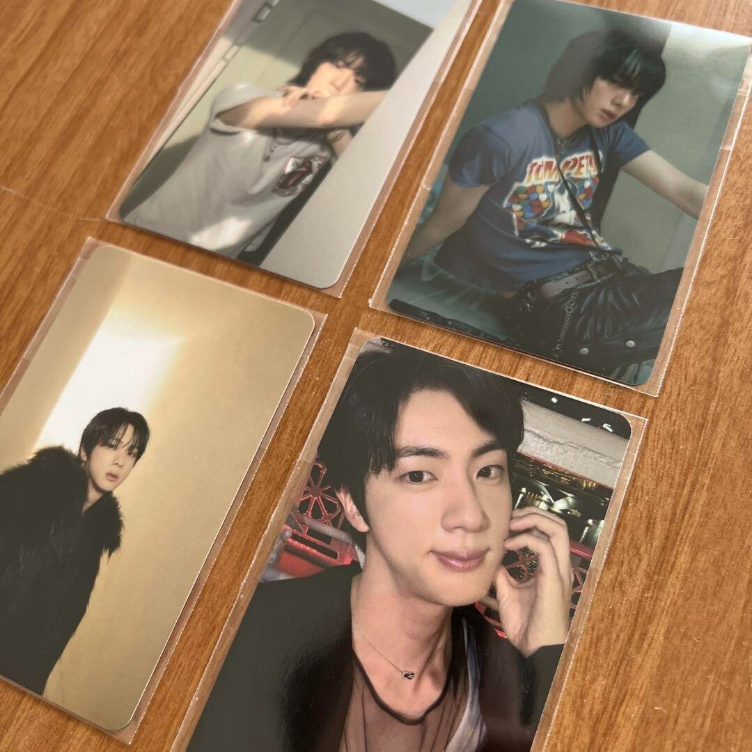 BTS JIN 2nd solo album Echo beatroad Lucky Draw Official Photocard set of 4 PC