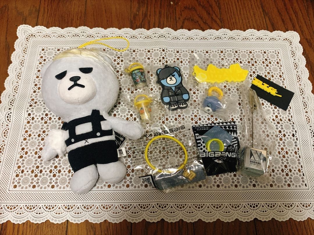 BIGBANG D-LITE Daesung Goods Lot Plush Gacha Straps Ring Hairpin Collectible 15+
