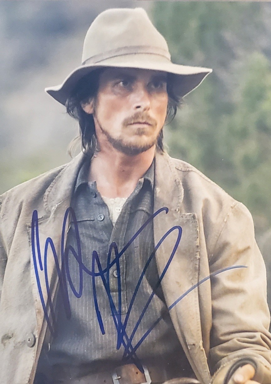 CHRISTIAN BALE SIGNED AUTOGRAPHED PHOTO 3:10 TO YUMA MOVIE 8X10 COA