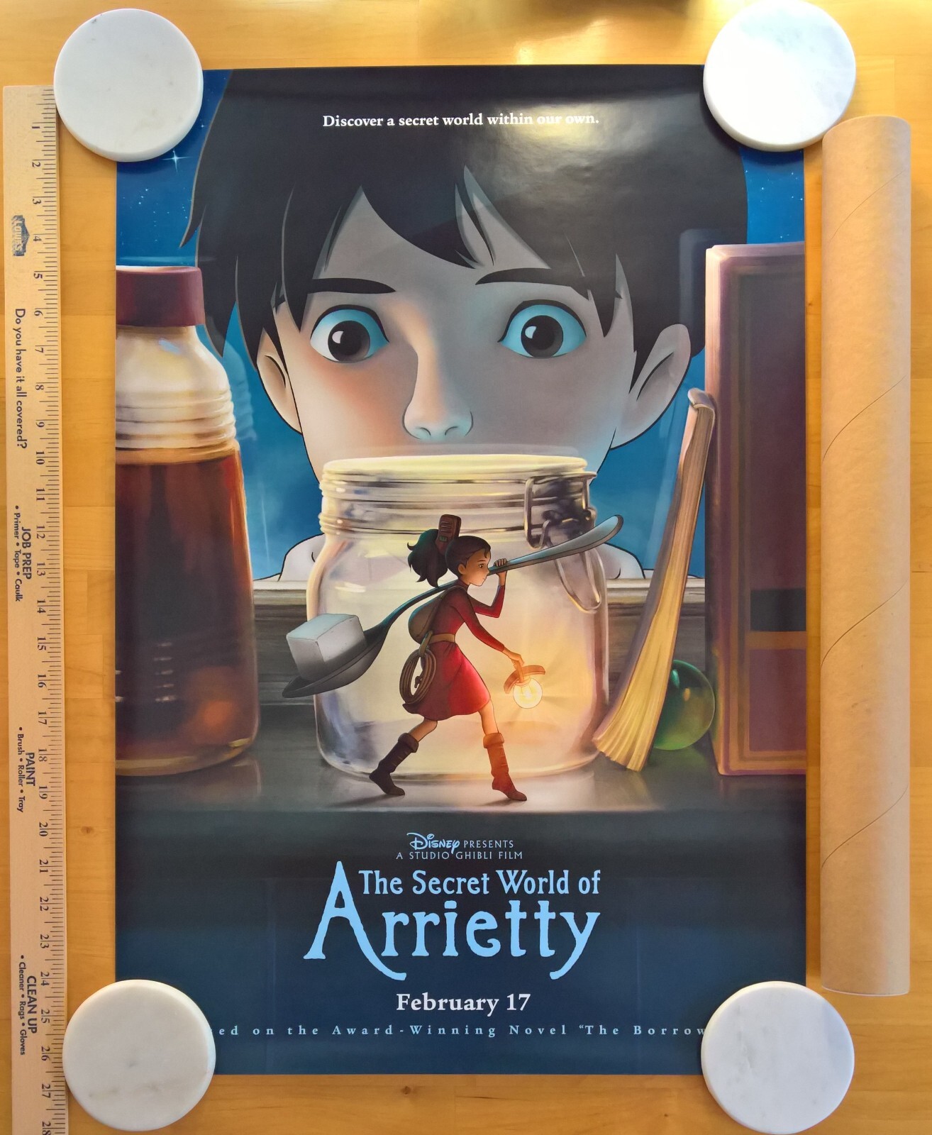 2 Disney Studio Ghibli Movie Posters The Secret World of Arrietty 27″ x 18.5″