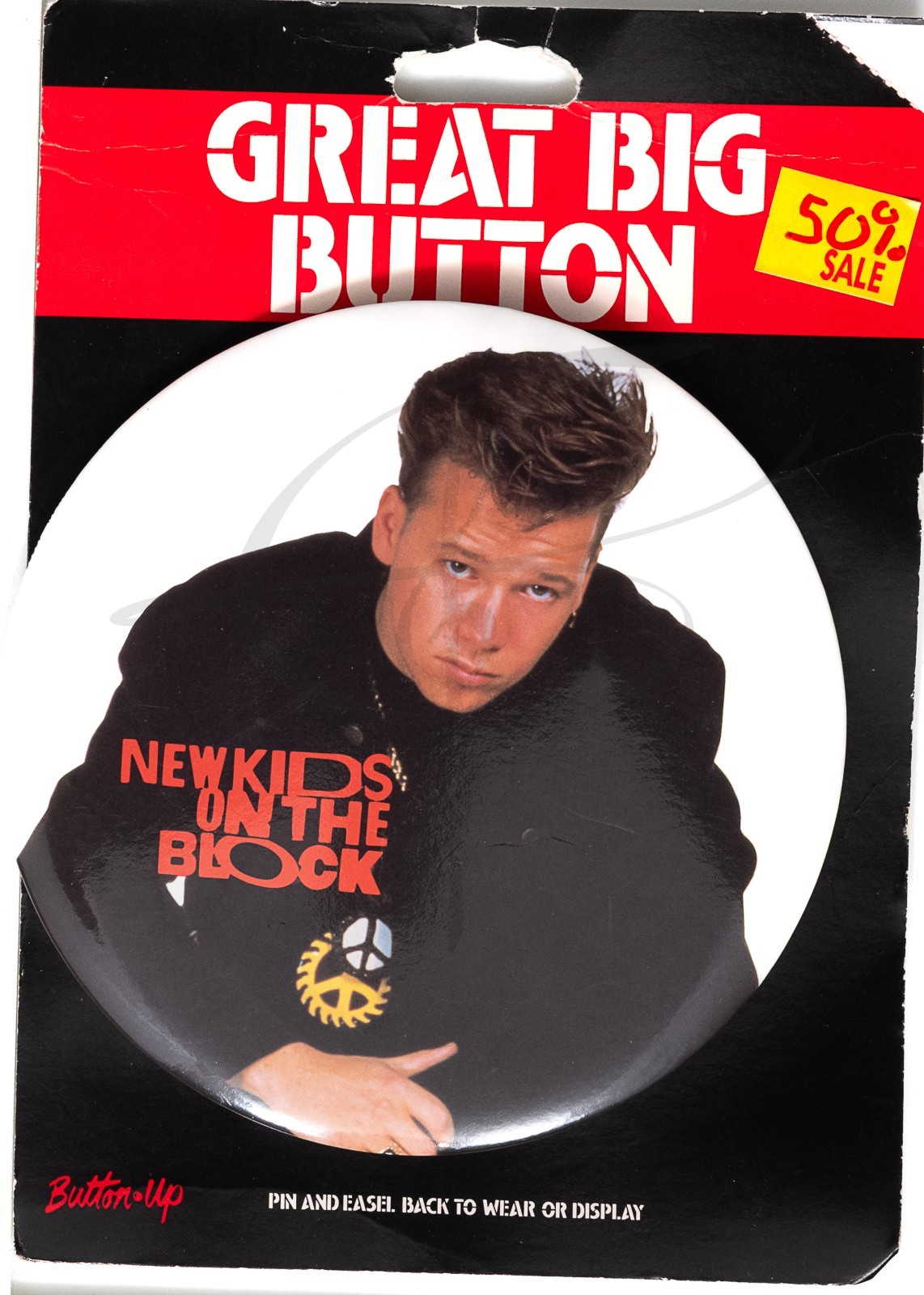Vintage NKOTB 1980s 80s 1989 New Kids on the Block Donnie Wahlberg 6″