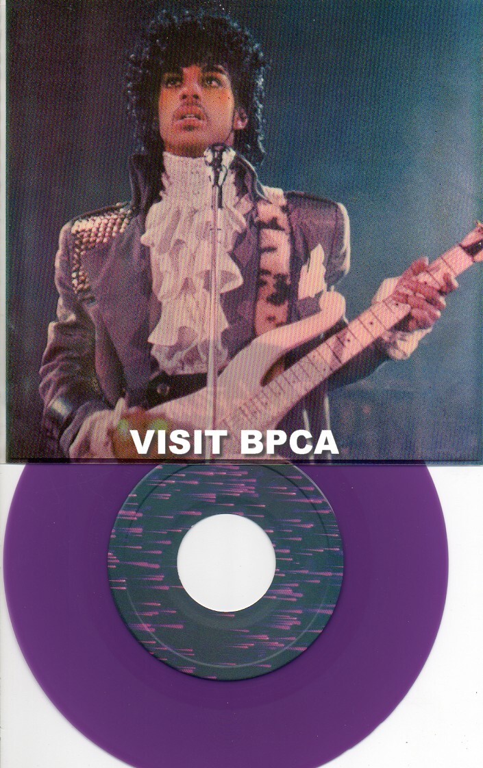 MINT 7″ PURPLE VINYL/NM CANADA PLASTIC PICTURE SLEEVE Prince ‎Purple Rain