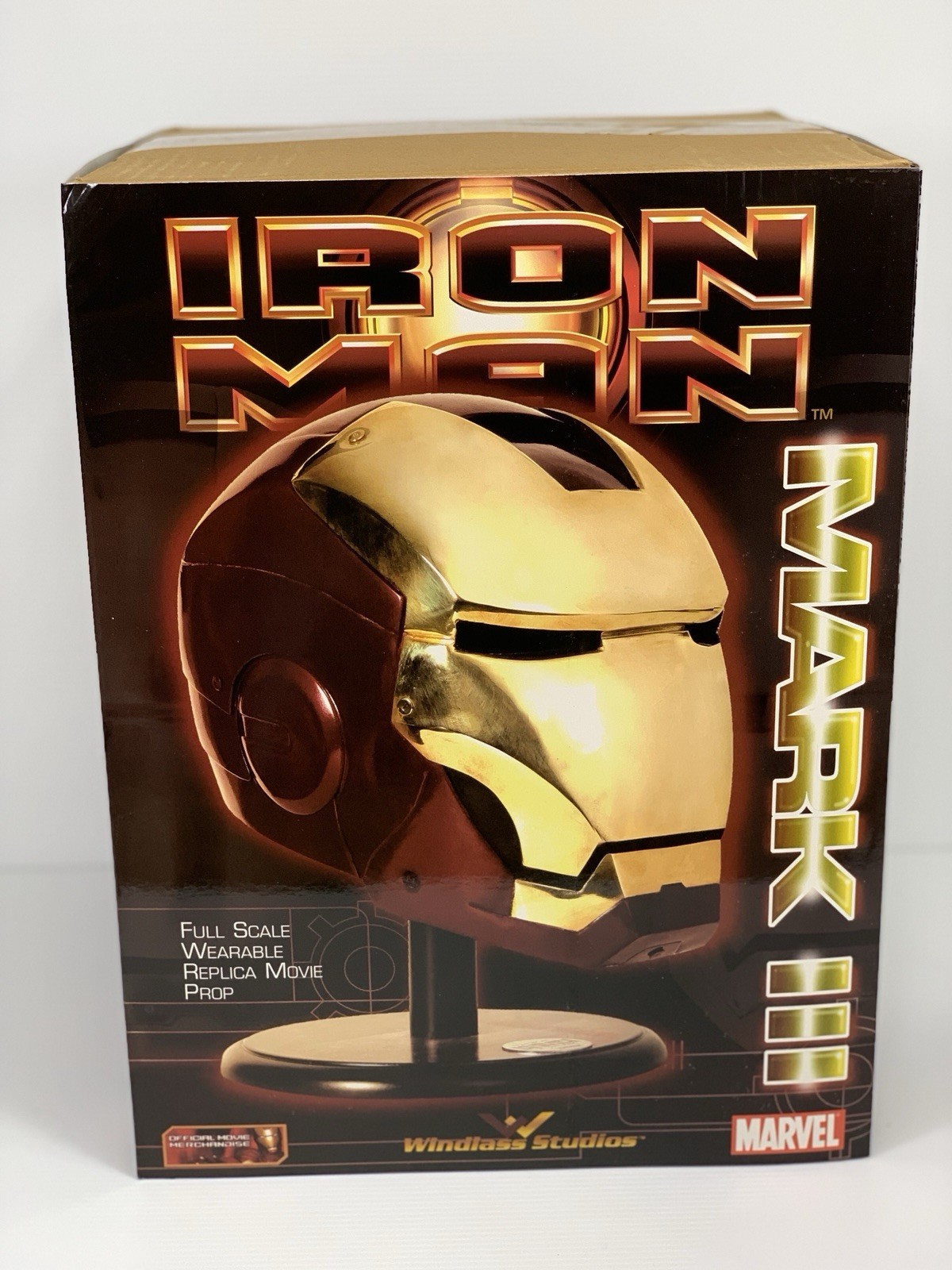 Marvel IRON MAN MOVIE MARK 3 Full Scale HELMET – Windlass Studios LIMITED 1/1500