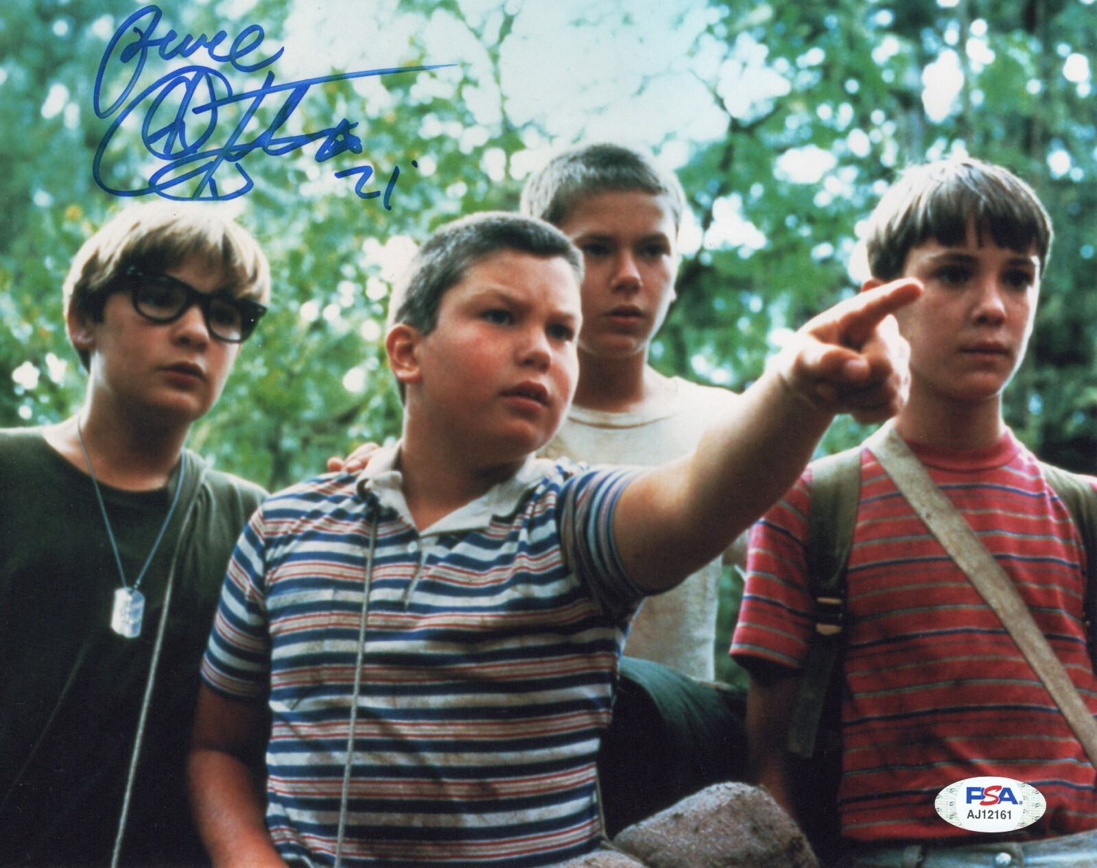 Corey Feldman autographed signed 8×10 photo Stand By Me PSA COA