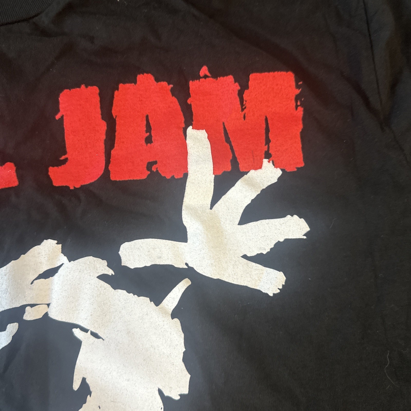 Pearl Jam Alive Tultex T-Shirt Black Size Medium 90s Rock Grunge Band Stickman