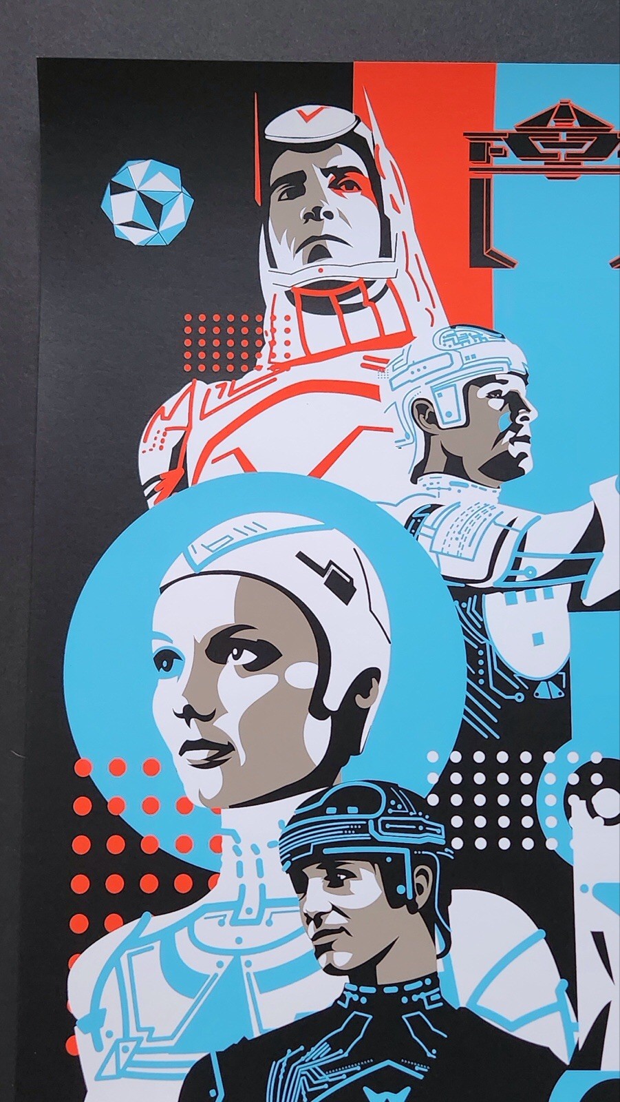1982 Aesthetic – Tron UV reactive Poster By Danny Haas ￼