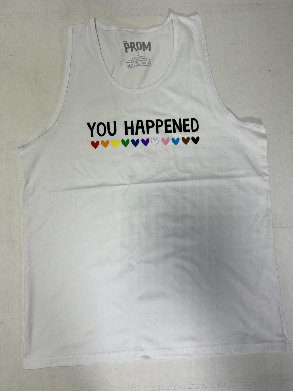 THE PROM The Musical BROADWAY YOU HAPPENED TANK TOP TEE T-SHIRT NEW OFFICIAL