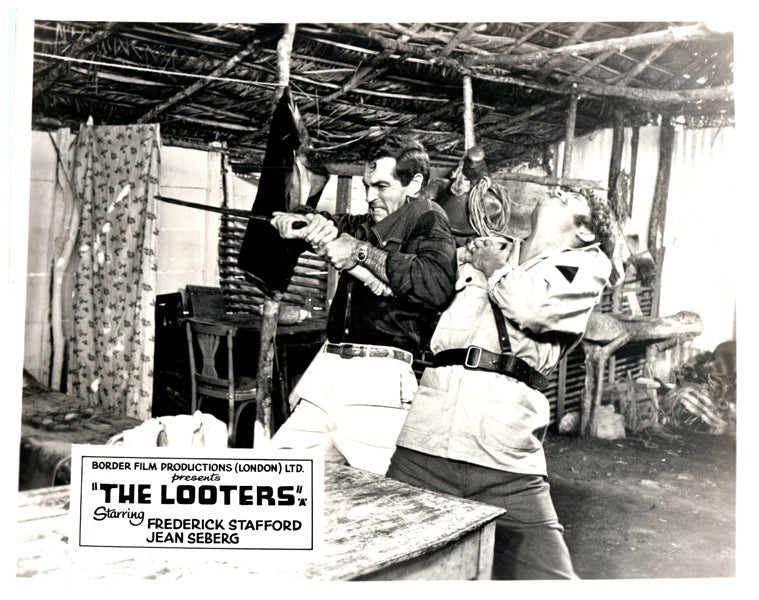 The Looters Original Lobby Card Frederick Stafford Estouffade à la Caraïbe