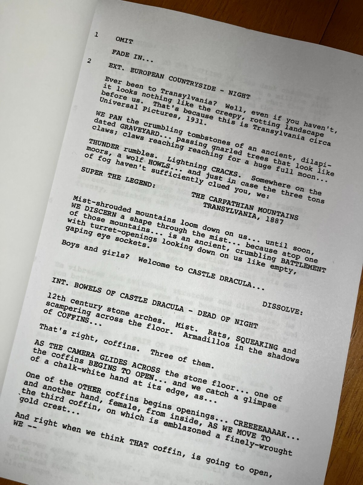 The Monster Squad Script Signed- Autograph Reprints- 124 Pages