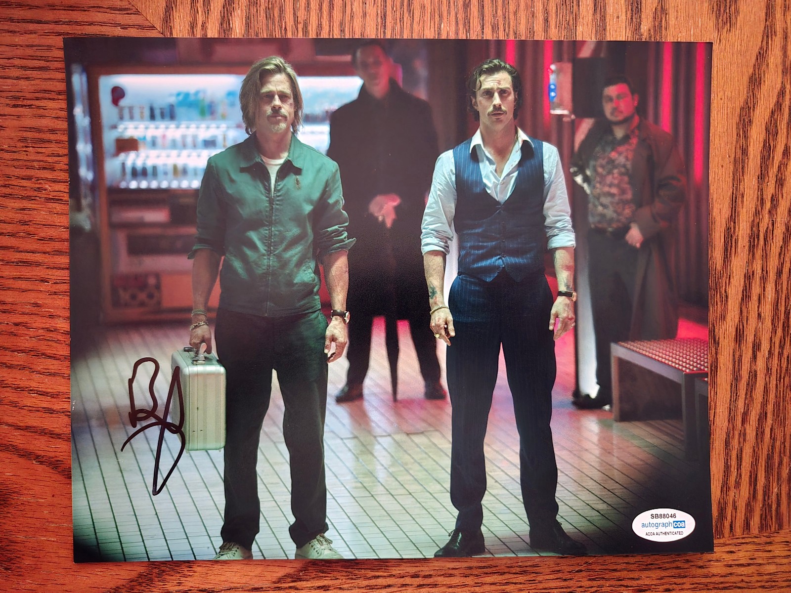 Brad Pitt Signed Bullet Train 8×10 (ACOA COA)