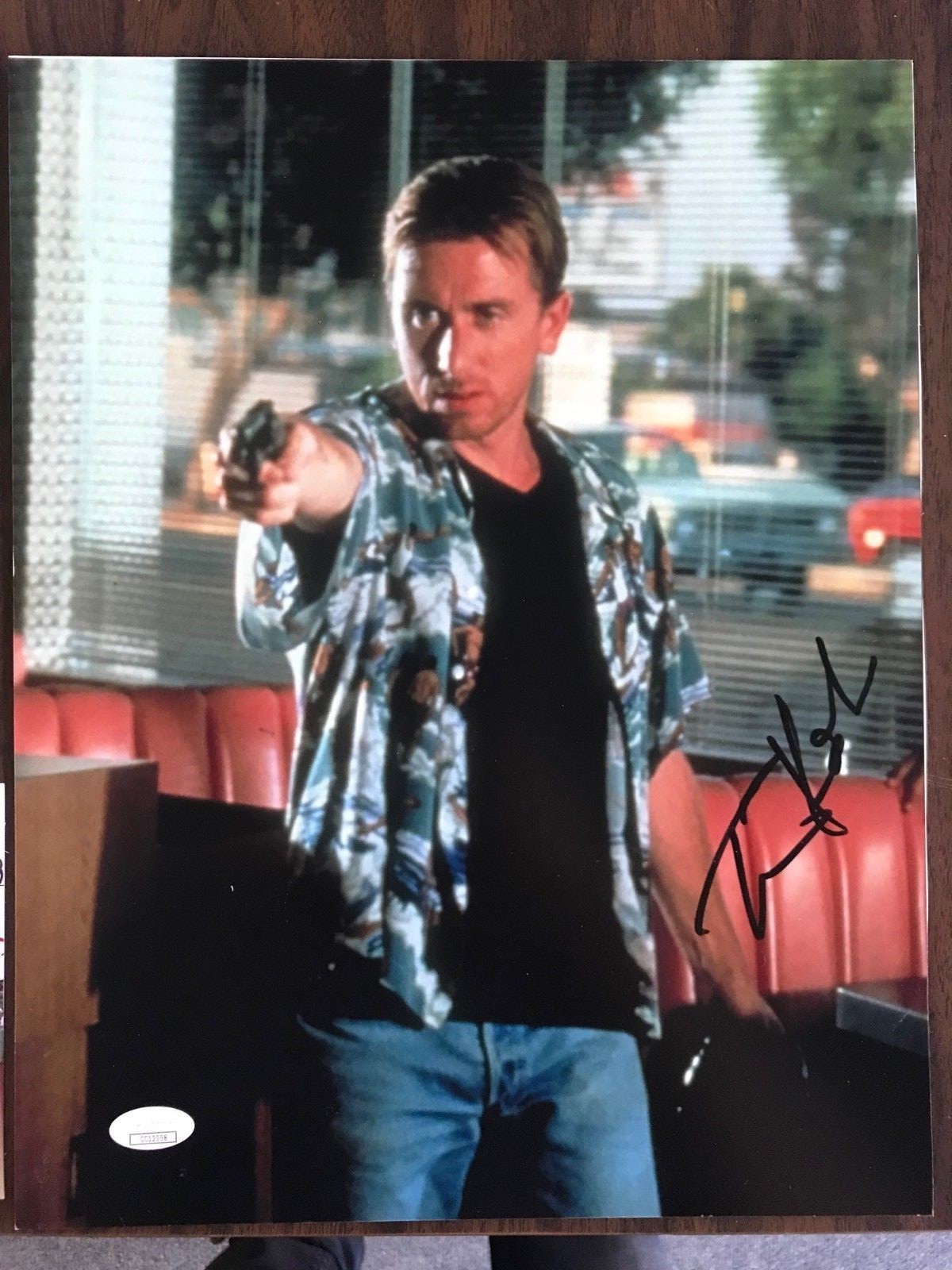 Pulp Fiction Tim Roth Autographed Signed 11×14 Photo JSA COA