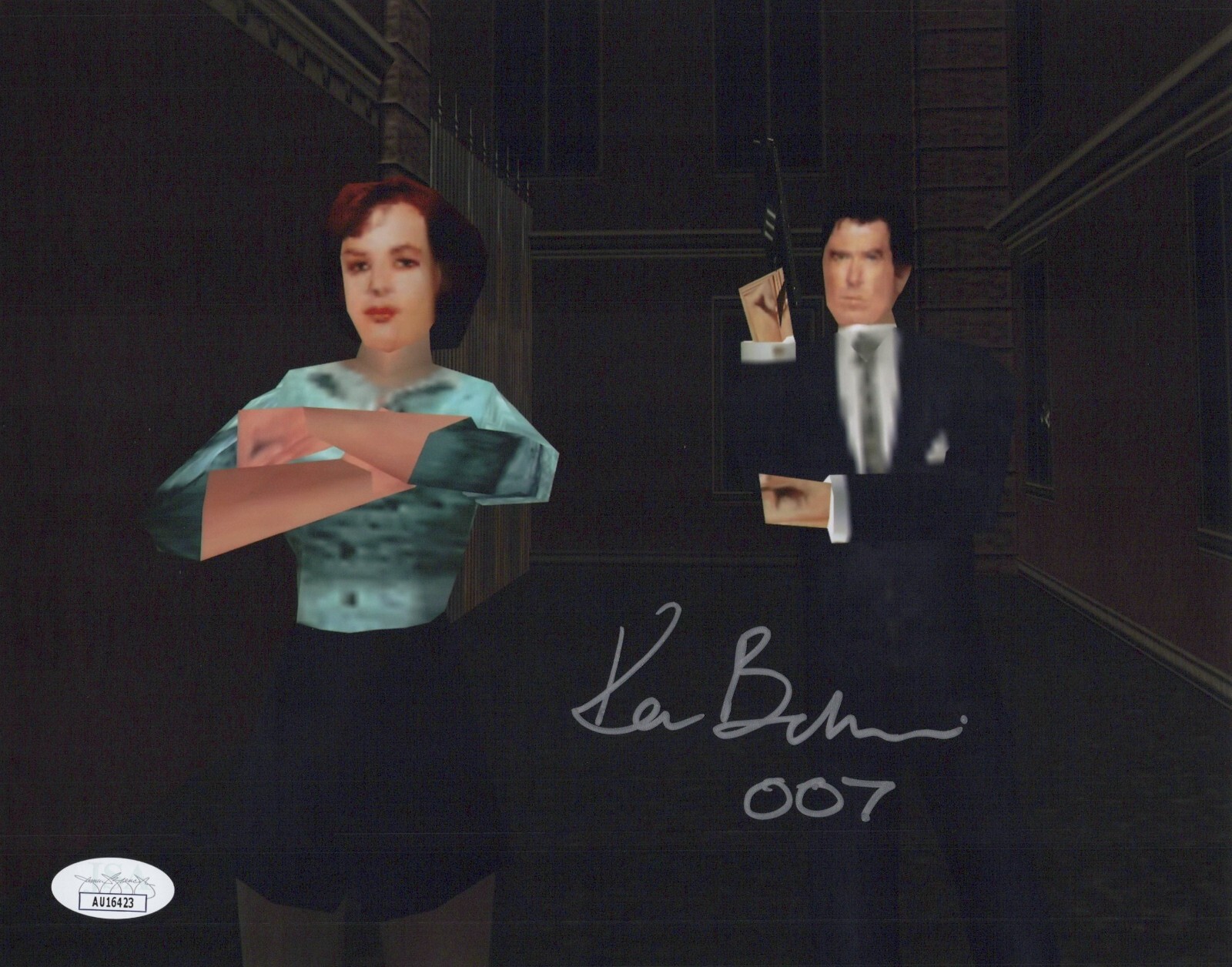 Kevin Bayliss Signed 8×10 GoldenEye 007 N64 James Bond Autograph Photo JSA COA