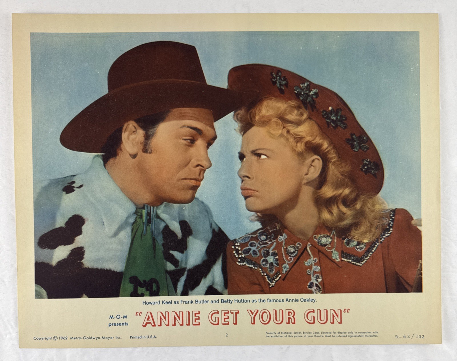 ANNIE GET YOUR GUN Lobby Card Set 8 (VeryFine+) Betty Hutton Movie Poster 28199