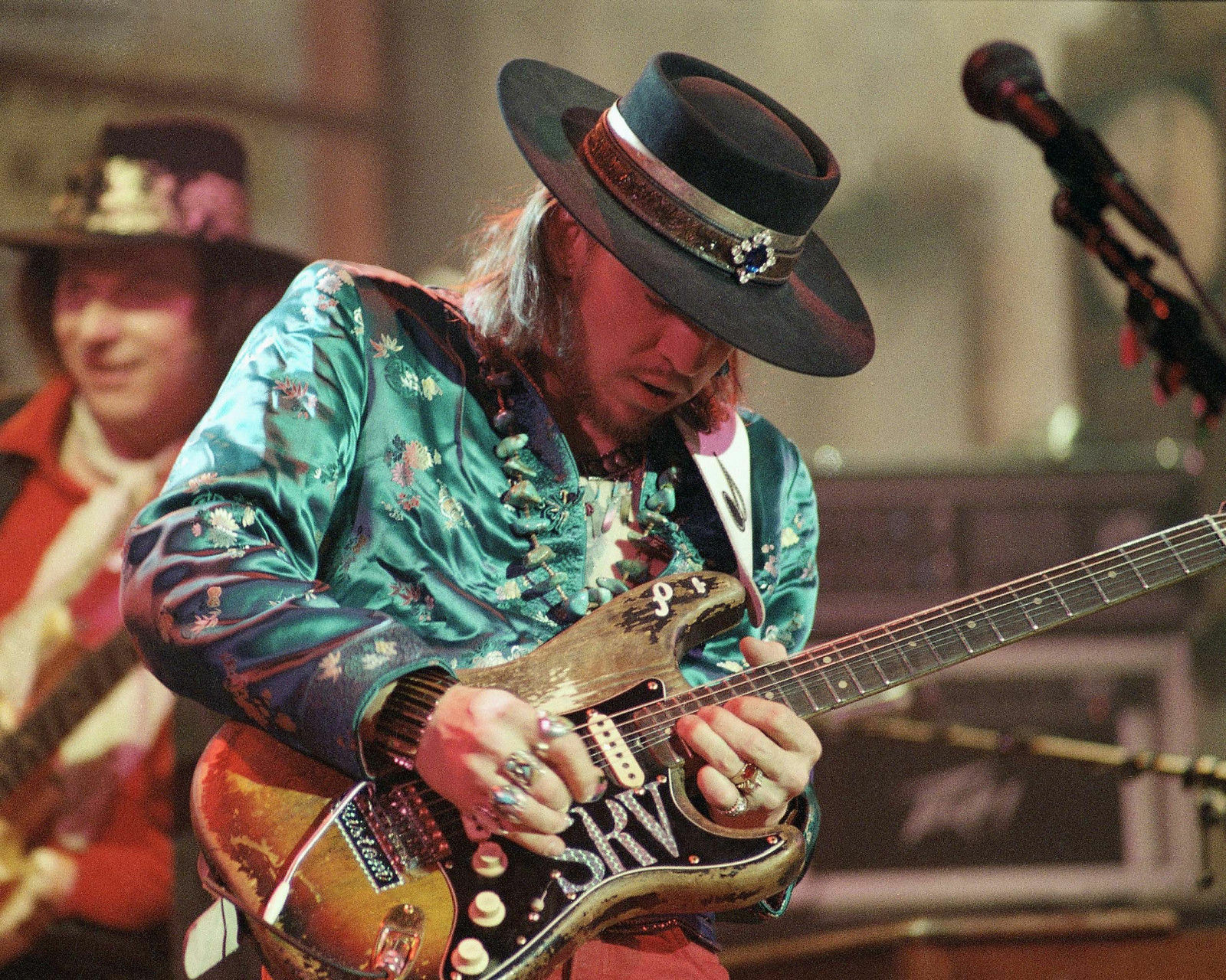 Stevie Ray Vaughan In Concert 8×10 Picture Celebrity Print