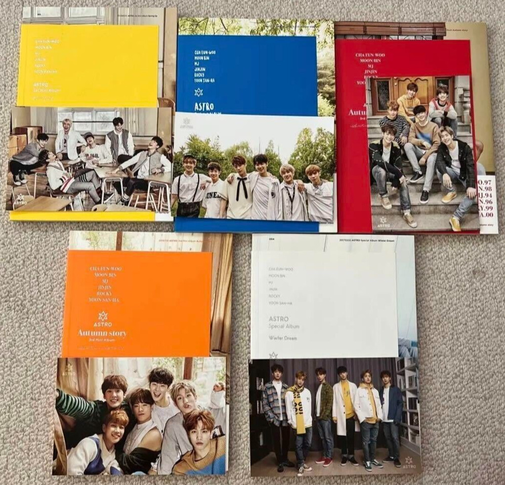 ASTRO Album postcard Spring Up Summer Vibes Autumn Story Winter Dream CD shiki