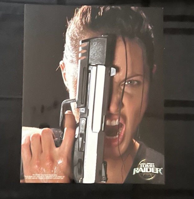 OFFICIAL LARA CROFT TOMB RAIDER ANGELINA JOLIE 8″ X 10″ PHOTO SET OF 5