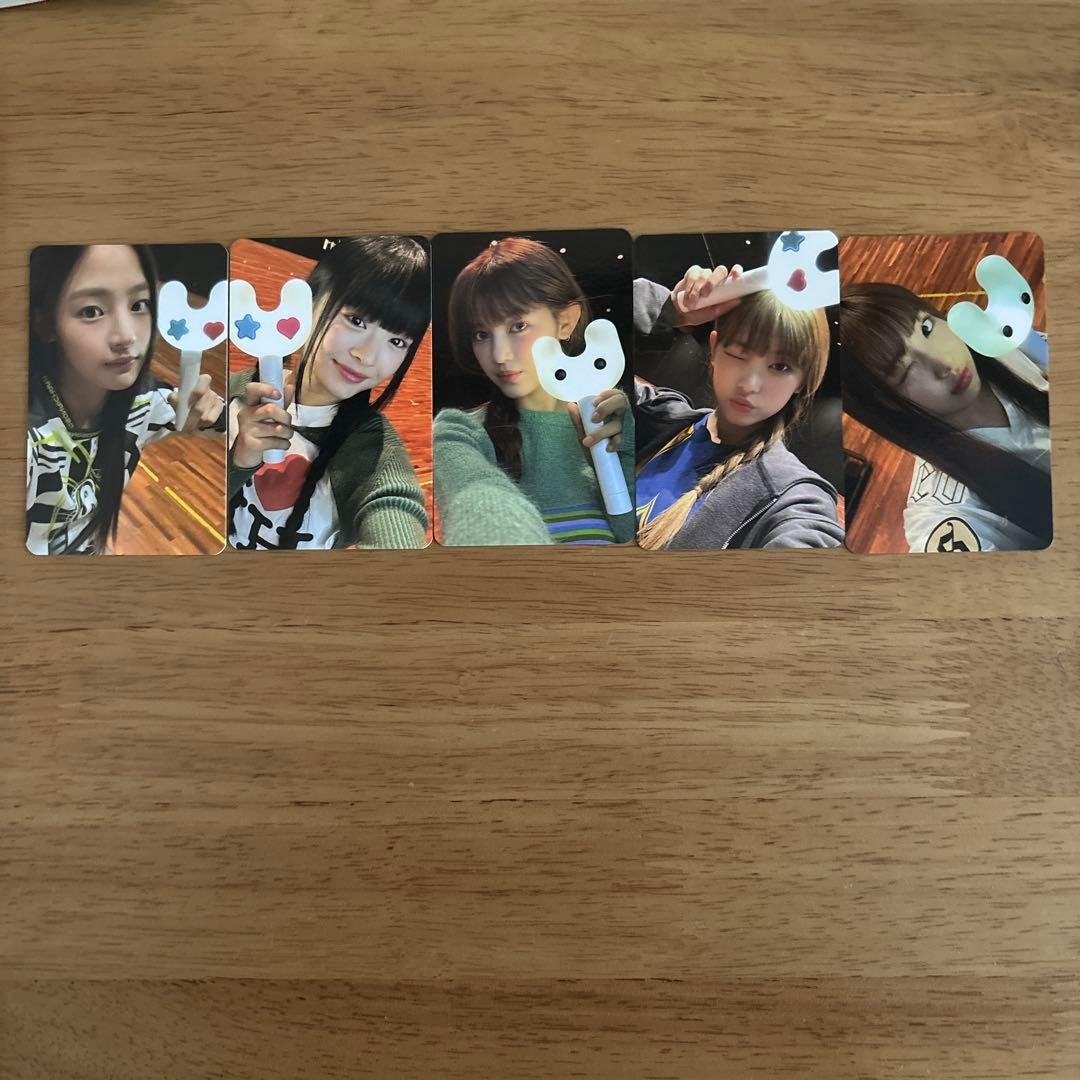 NewJeans K-pop Trading Card Set Mingi Hani Daniel Hyein Haein Used