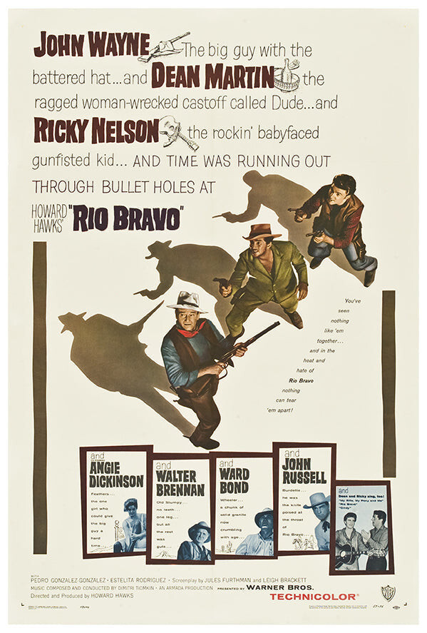 Rio Bravo – John Wayne – 1959 – Movie Poster