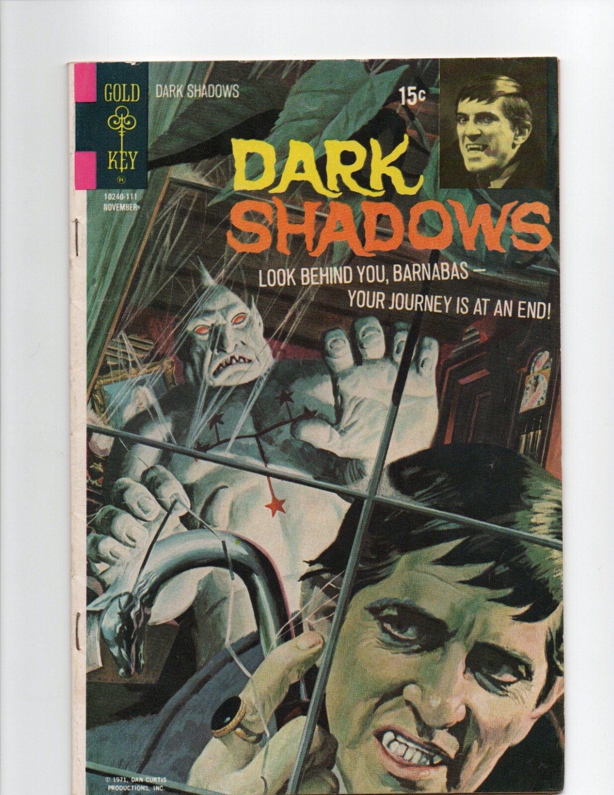 ORIGINAL DARK SHADOWS Comic Book issue # 11 Barnabas Collins TV show