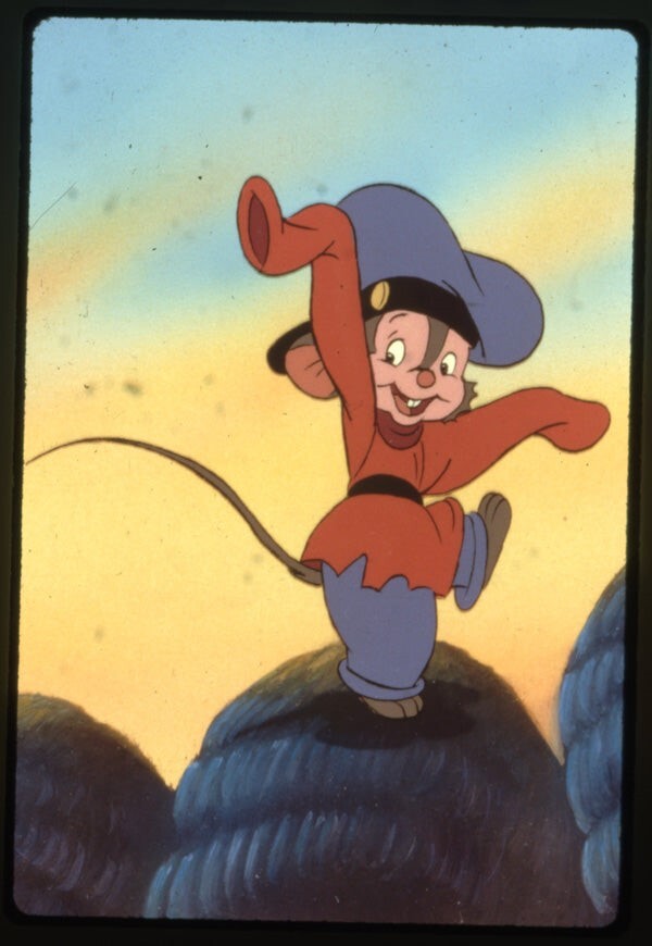 An American Tail Don Bluth Animation Fievel Original 35mm Transparency Stamped