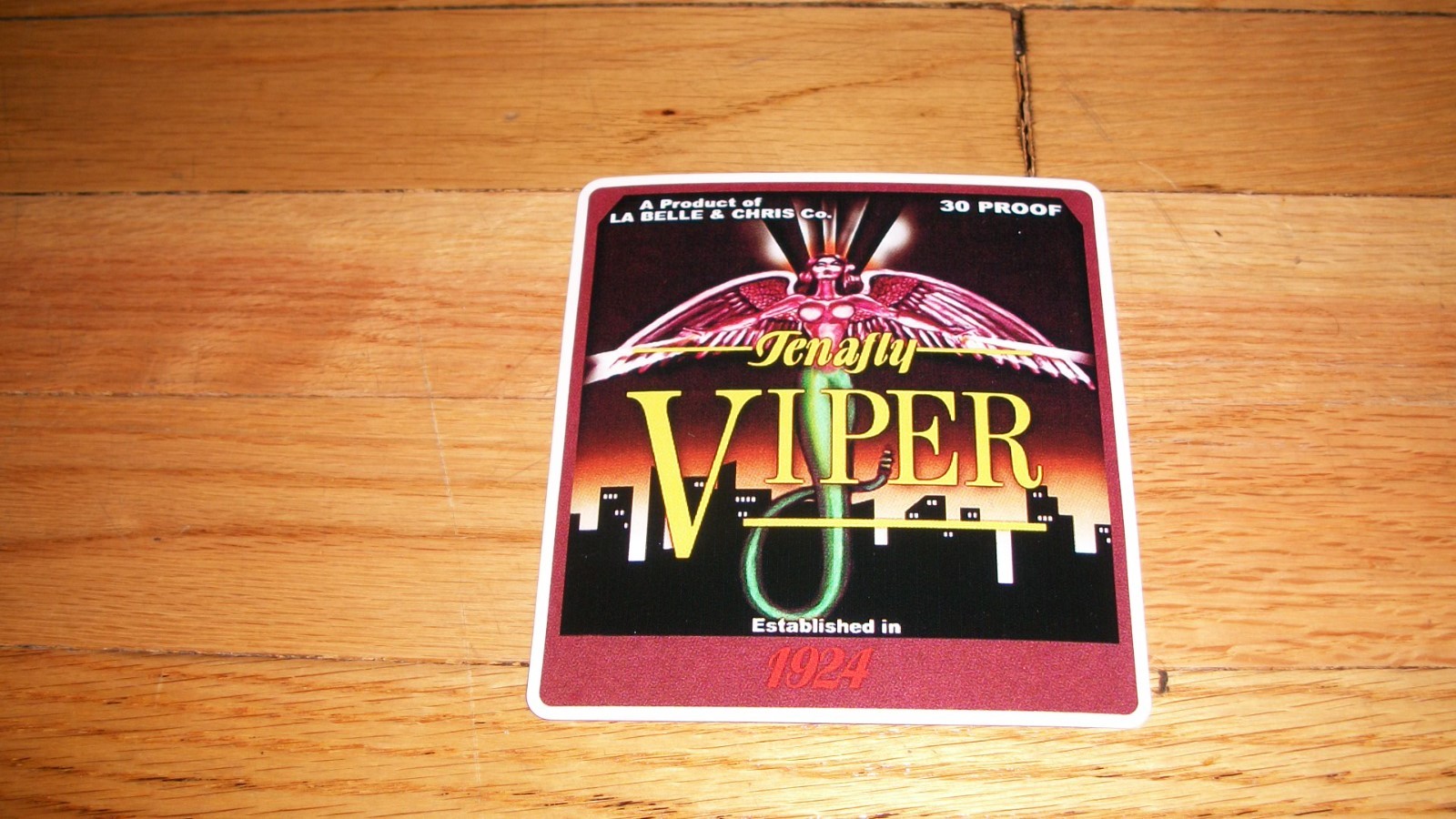 TENAFLY VIPER STICKER STREET TRASH