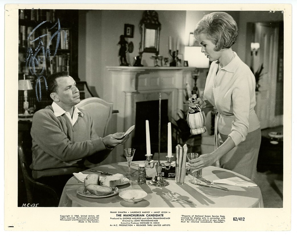 FRANK SINATRA orig movie photo lot of 4, JOHNNY CONCHO, MANCHURIAN CANDIDATE etc